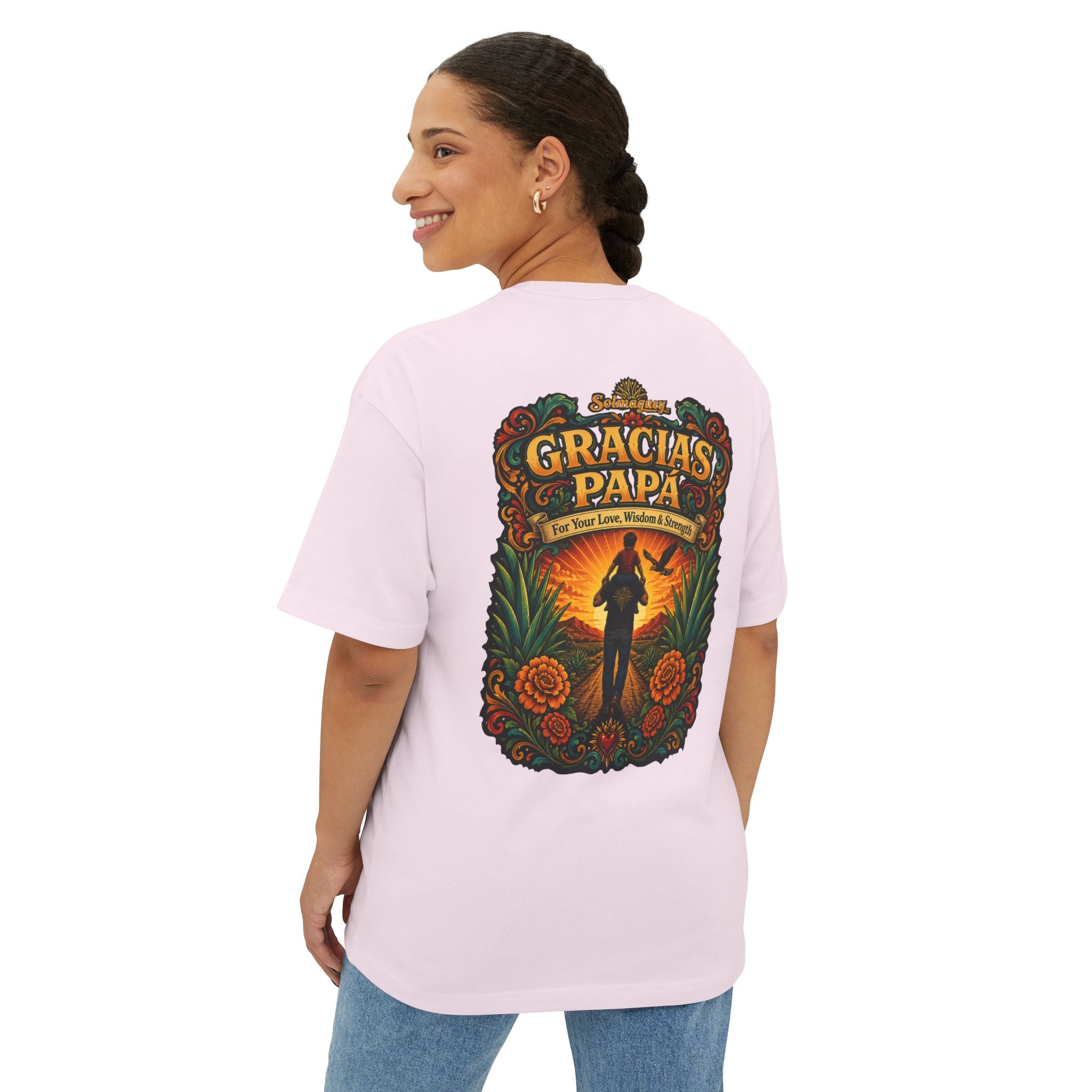 Gracias Papá Graphic Tee — Father & Son Tribute Shirt | Solmaguey™
