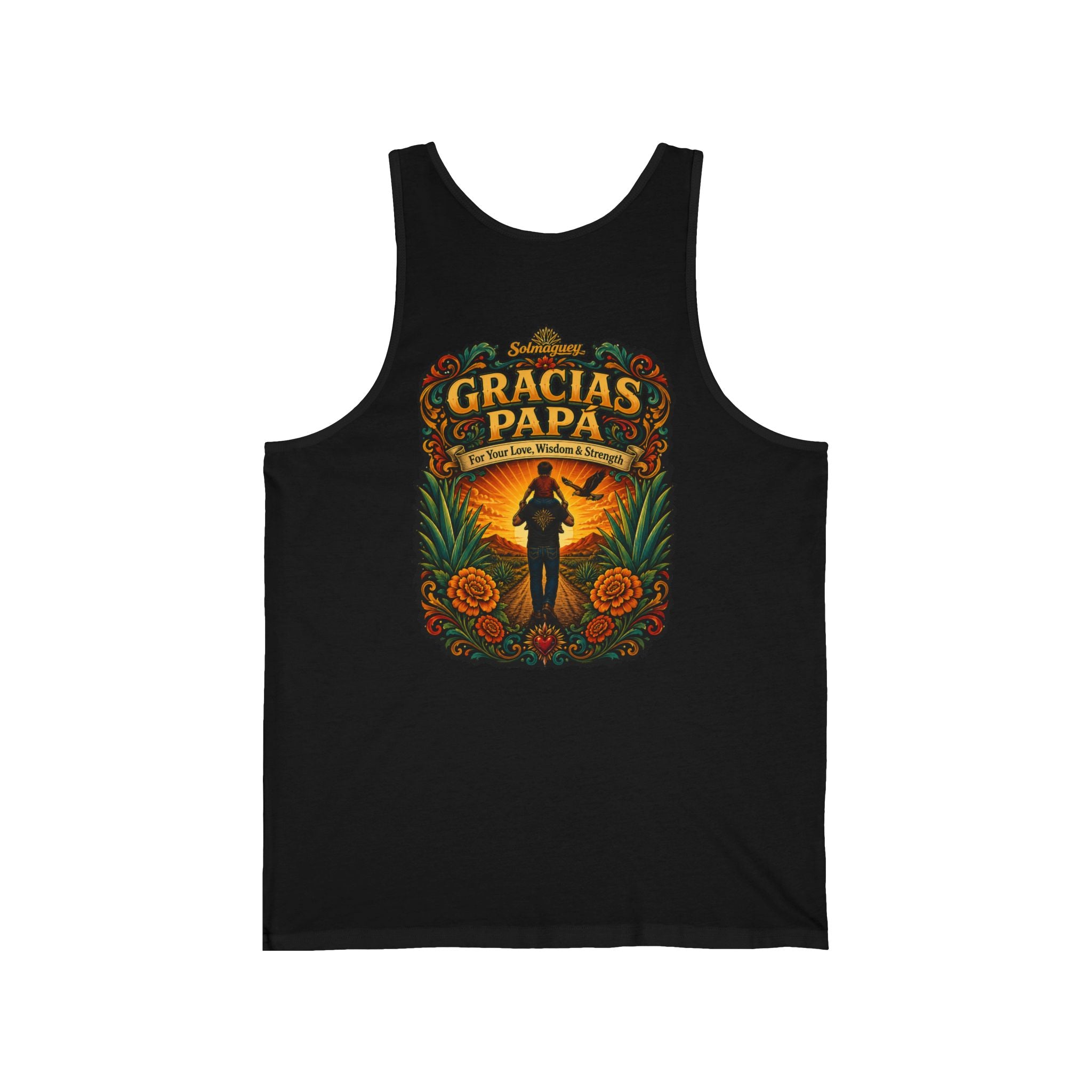 Gracias Papá Tank Top — Father & Son Tribute Tank | Solmaguey™