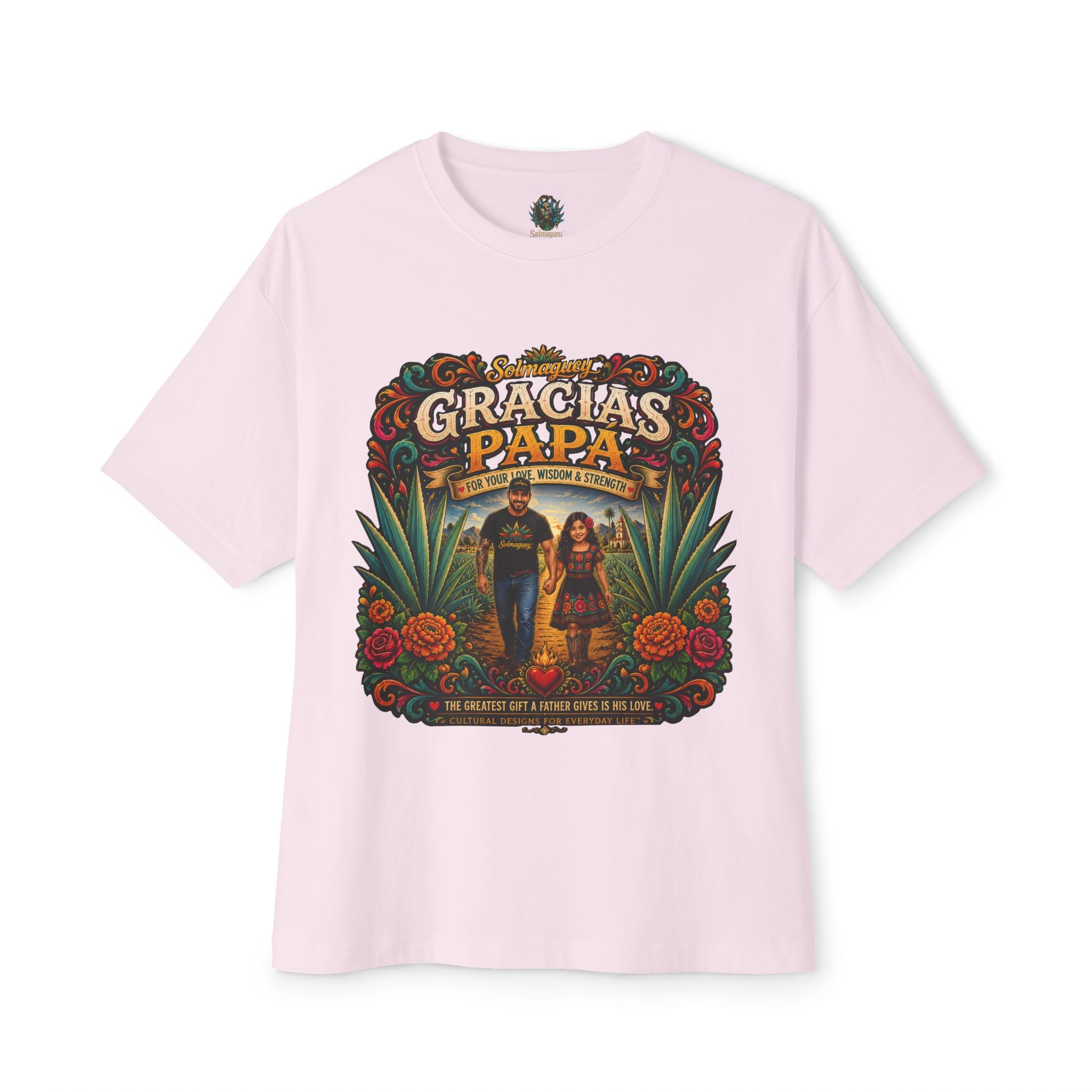 Gracias Papá Graphic Tee — Father & Daughter Tribute Shirt | Solmaguey™
