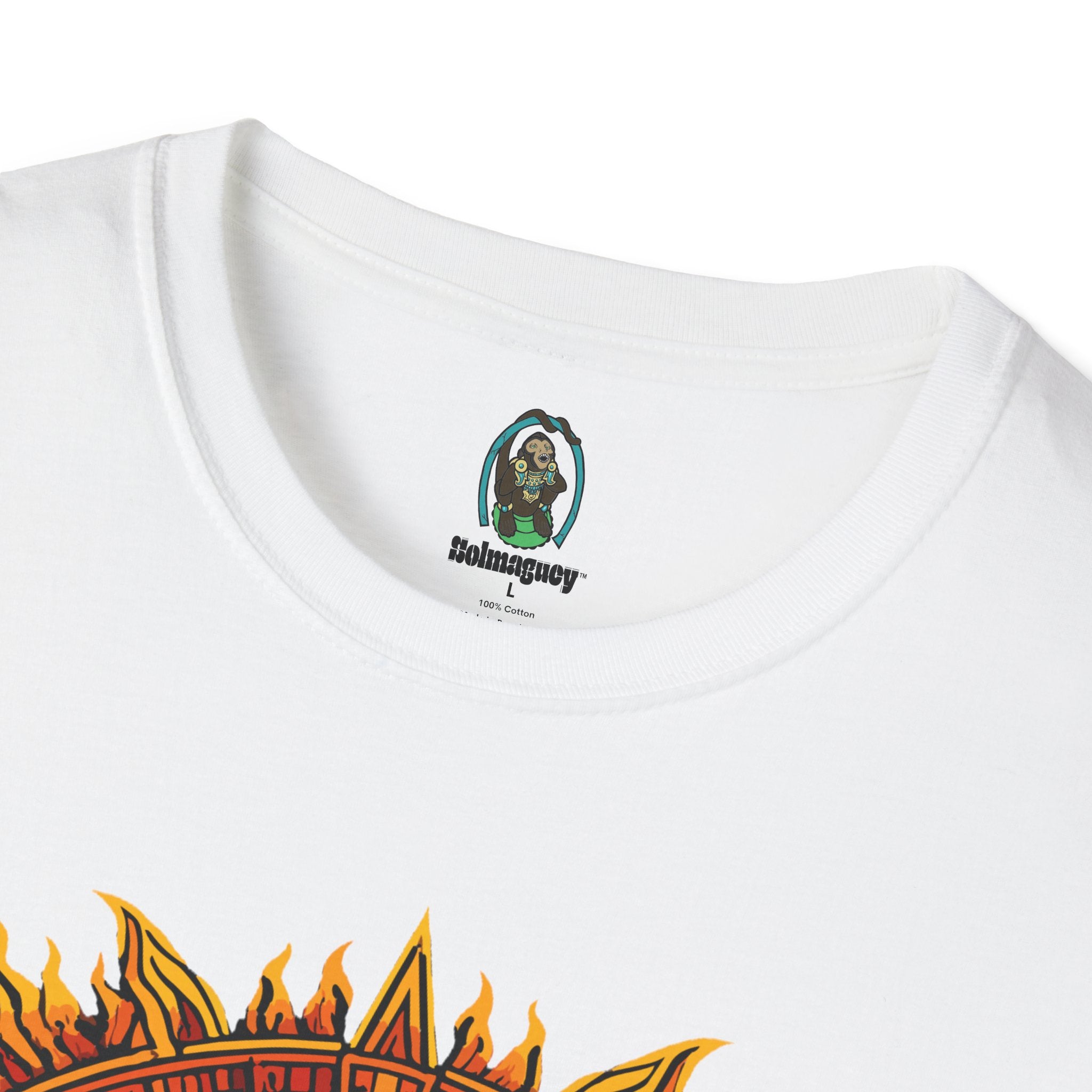 Aztec Skull Sunburst T-Shirt | Tribal Floral Skull Design