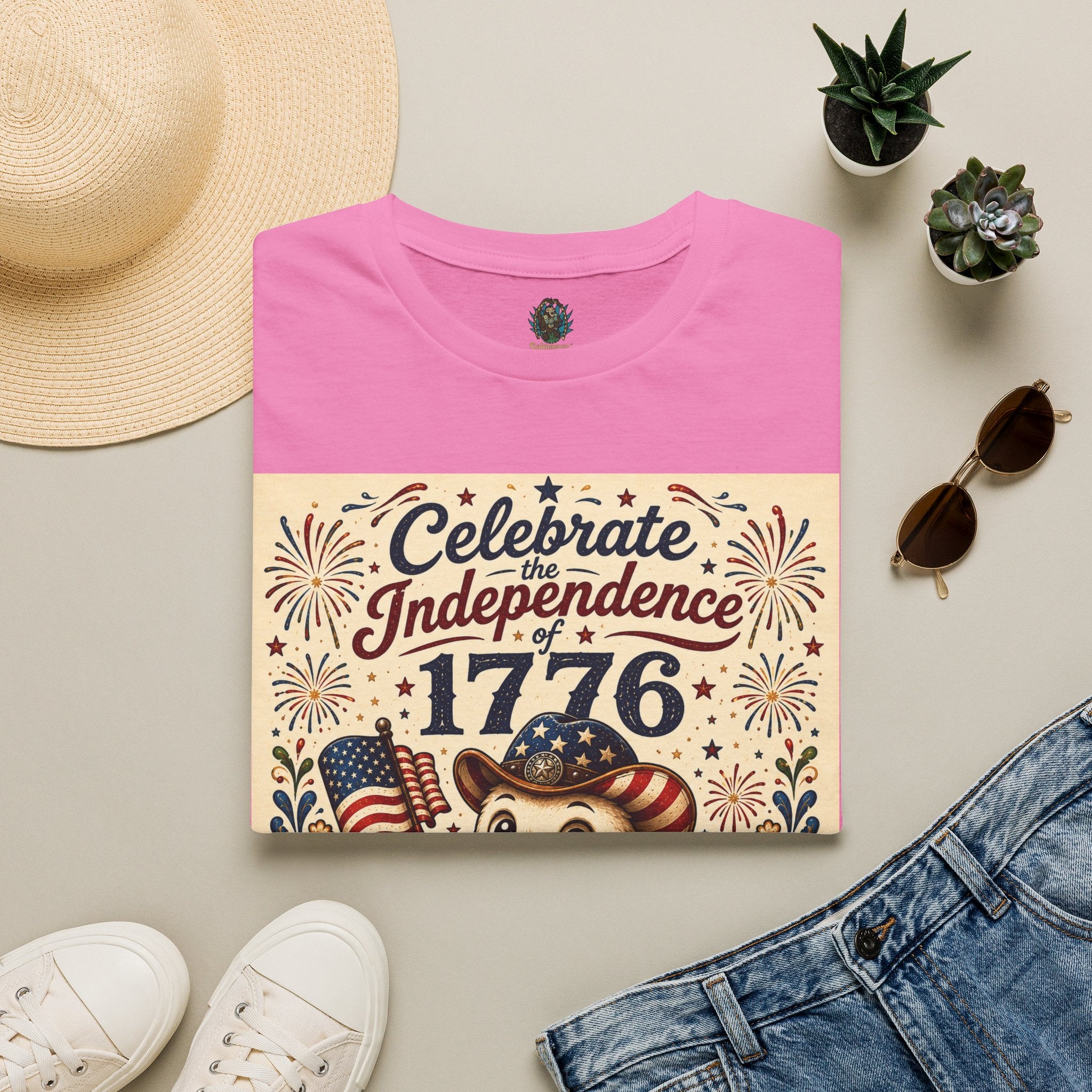 1776 Independence Day Eagle T-Shirt | Patriotic American Flag Shirt | 4th of July Celebration Tee