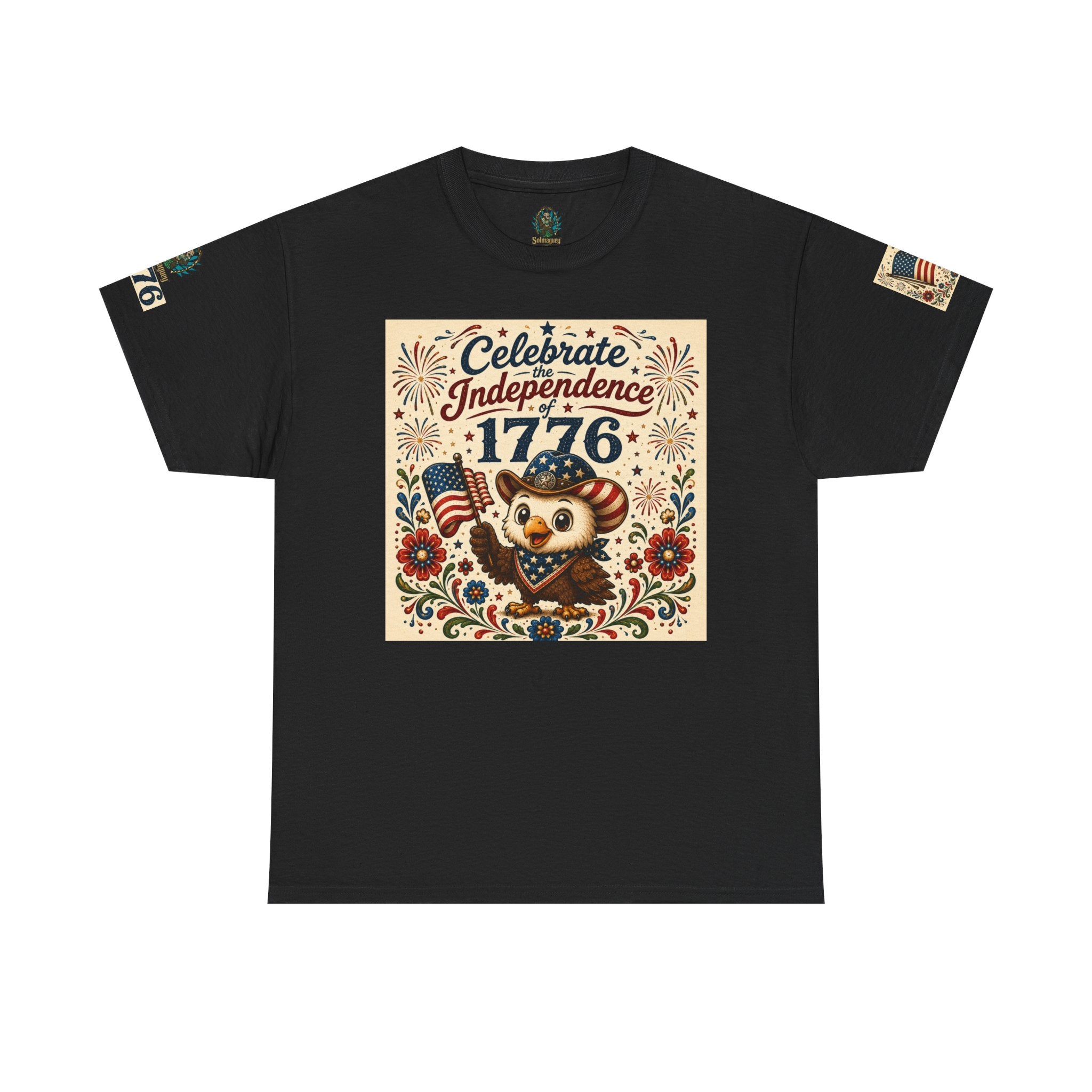 1776 Independence Day Eagle T-Shirt | Patriotic American Flag Shirt | 4th of July Celebration Tee