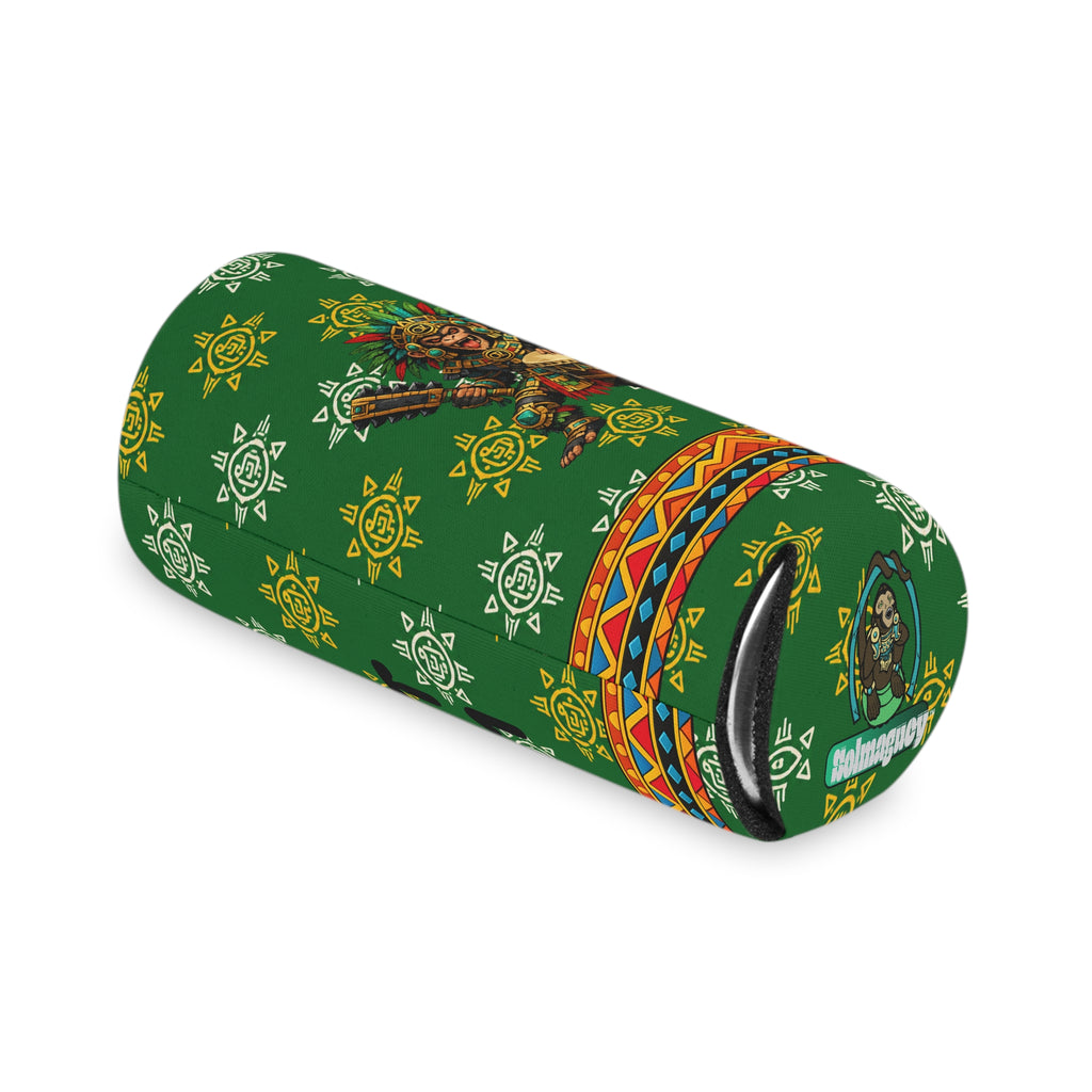 Aztec Monkey Warrior Can Cooler — “Sweet Cold 1” Insulated Beverage Holder