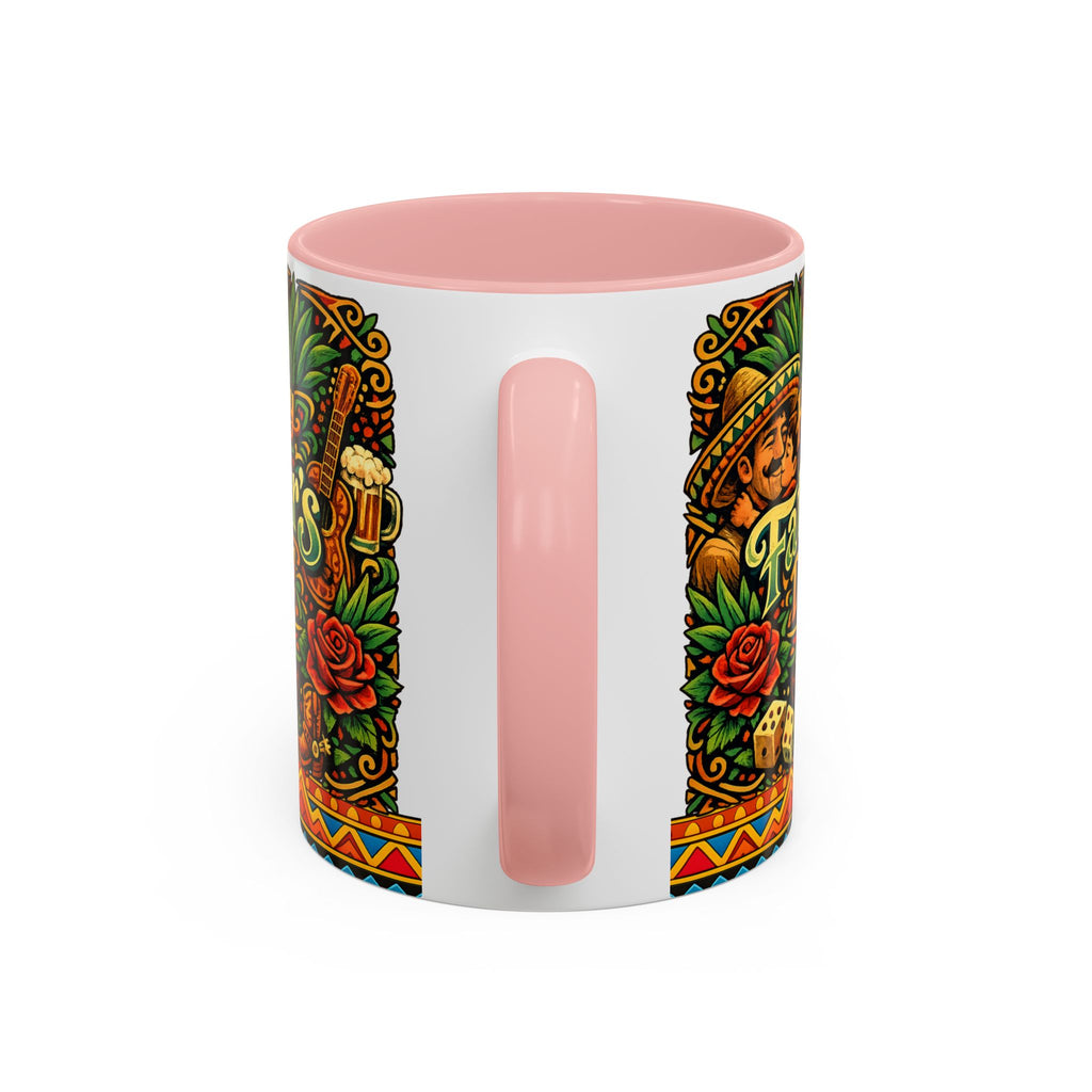 Happy Father's Day Accent Mug — Festive Father's Day Coffee Mug | Solmaguey™