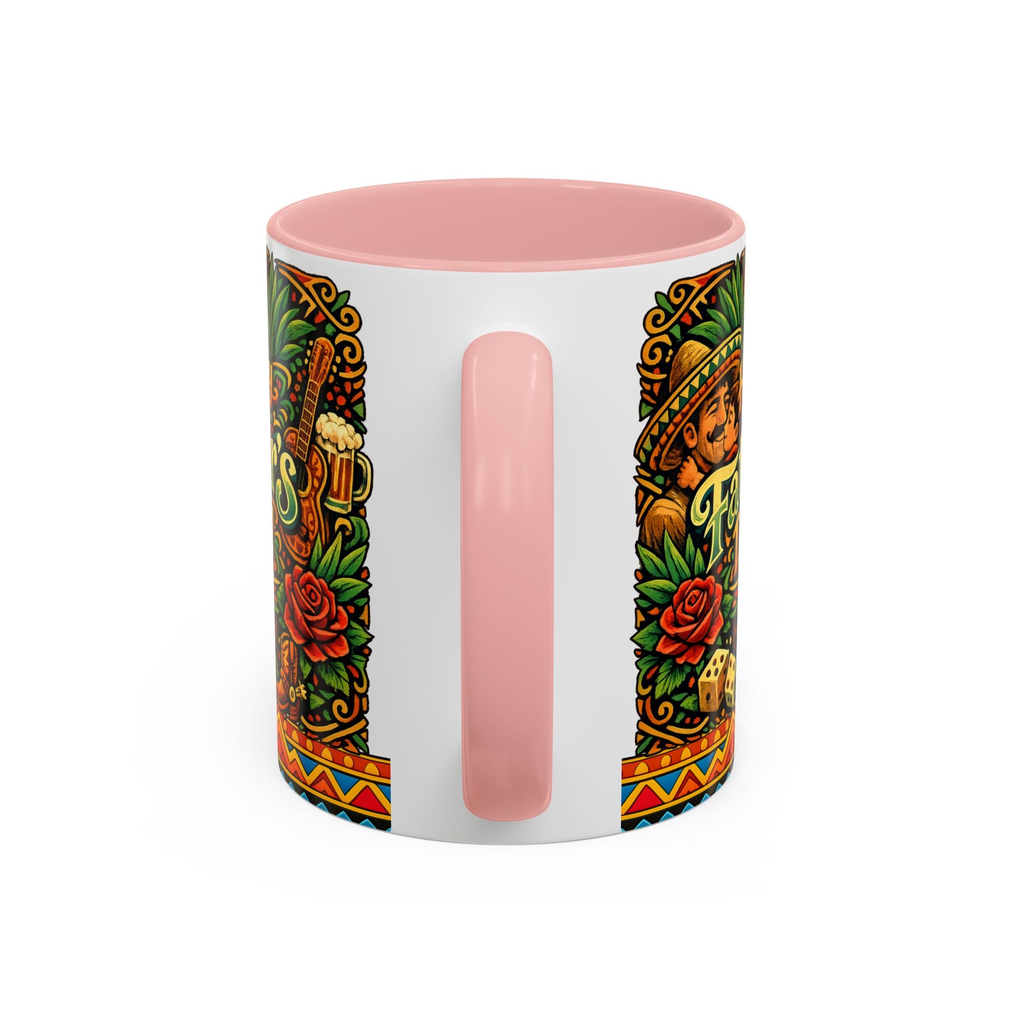 Happy Father's Day Accent Mug — Festive Father's Day Coffee Mug | Solmaguey™