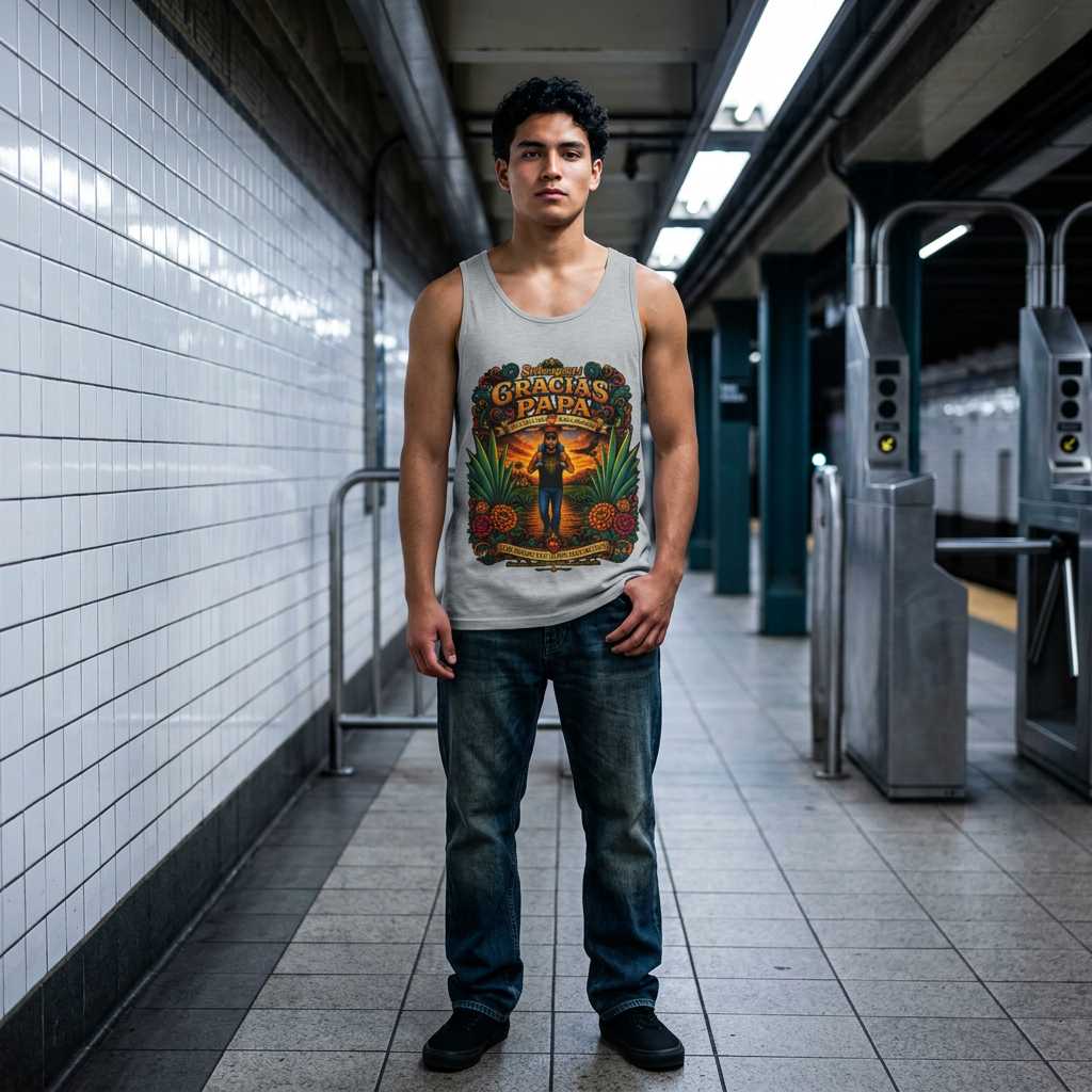 Gracias Papá Tank Top — Father & Son Tribute Tank | Solmaguey™